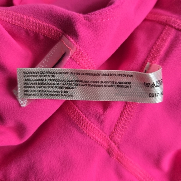 New Free People Movement Never Better Crop V-Neck Hot Pink Tank Top Large NWOT - Picture 9 of 9